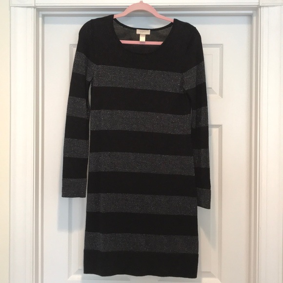 LOFT Sweaters - Ann Taylor LOFT Sweater Dress w Sparkling Stripes